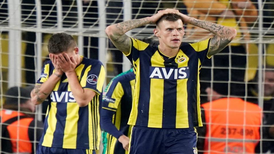 Fenerbahce players despair